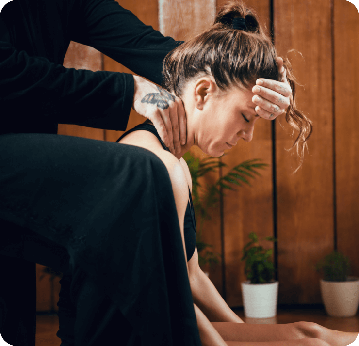 Illustration du Shiatsu